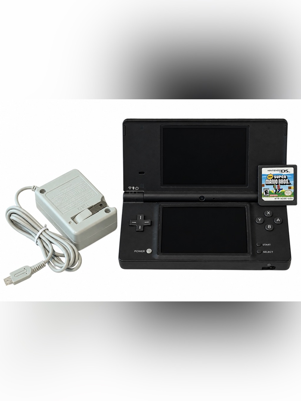 Nintendo DSi Black Handheld Gaming System TWL-001 USA with Charger Game Tested